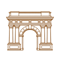 Emblème architectural inspiré de la Porte de Bourgogne à Bordeaux